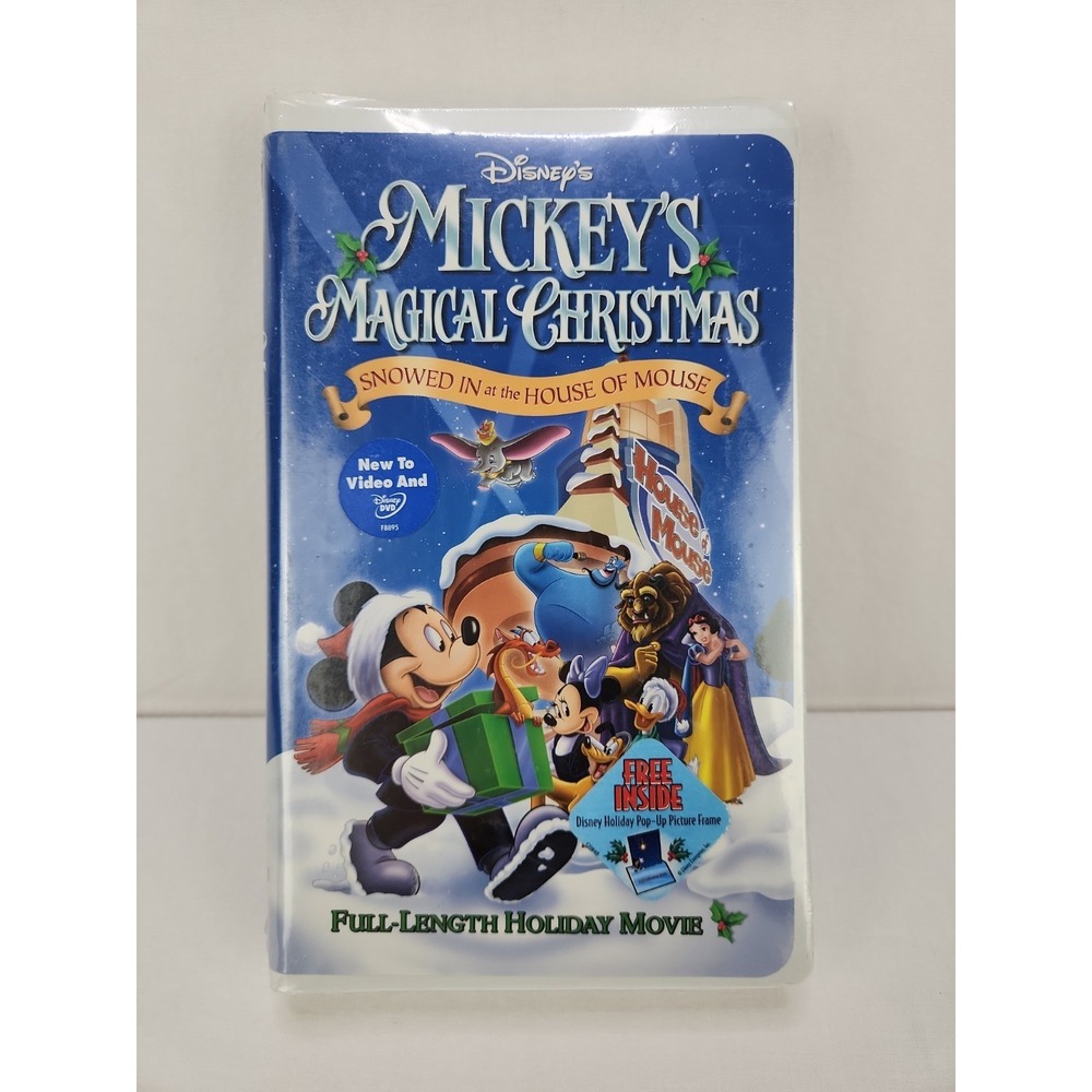 Sealed Mickey's Magical Christmas Snowed In at the House of Mouse VHS